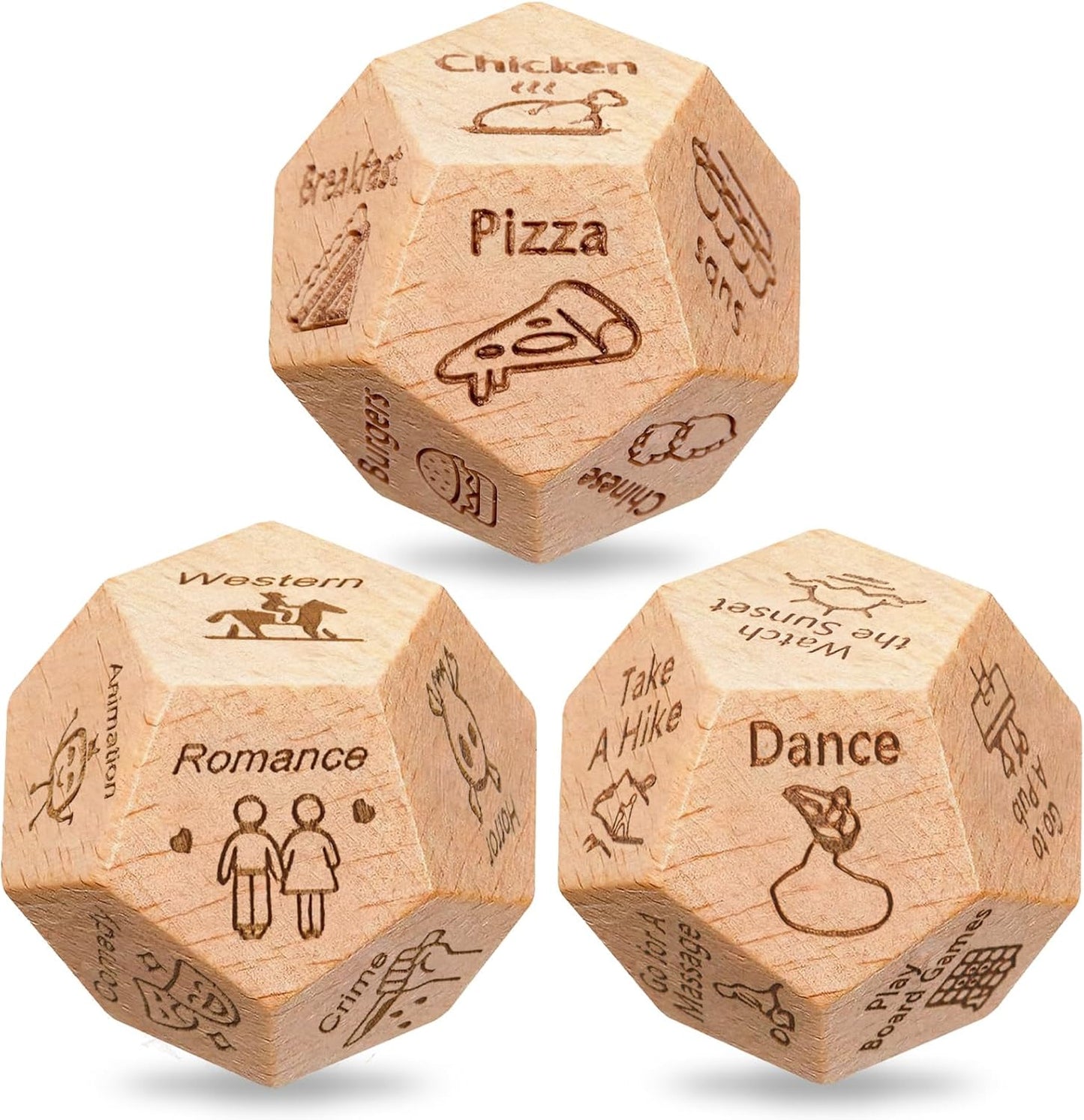 3 Pc - Hot Date Night Dice