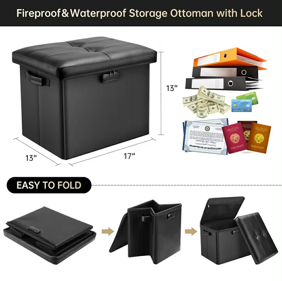Toy Box & Ottoman
