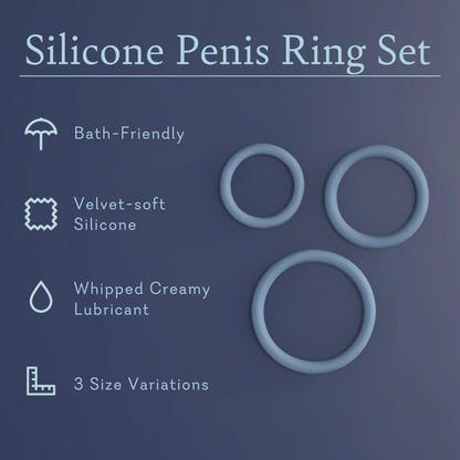 Silicone Penis Ring Set